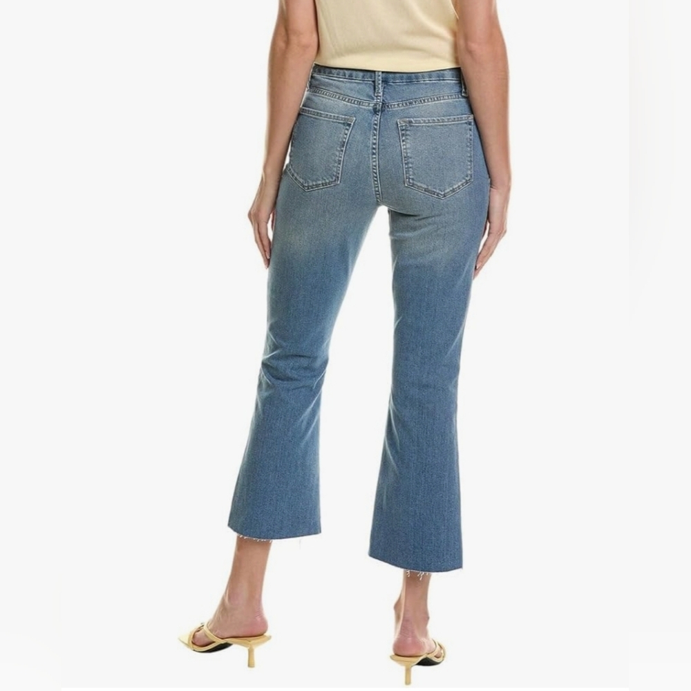 NWT Frame Le Super High Crop Mini Boot Jeans - Picture 2 of 8